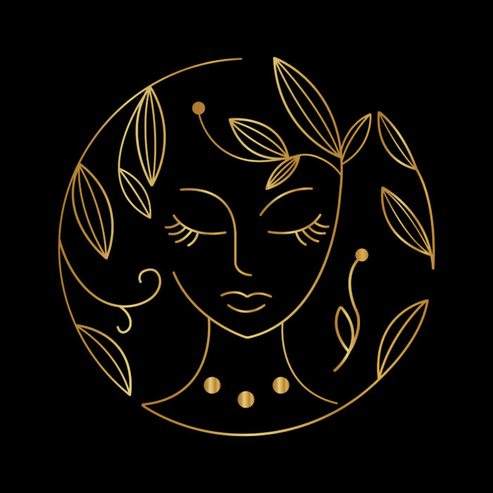 Beauty Logo Golden