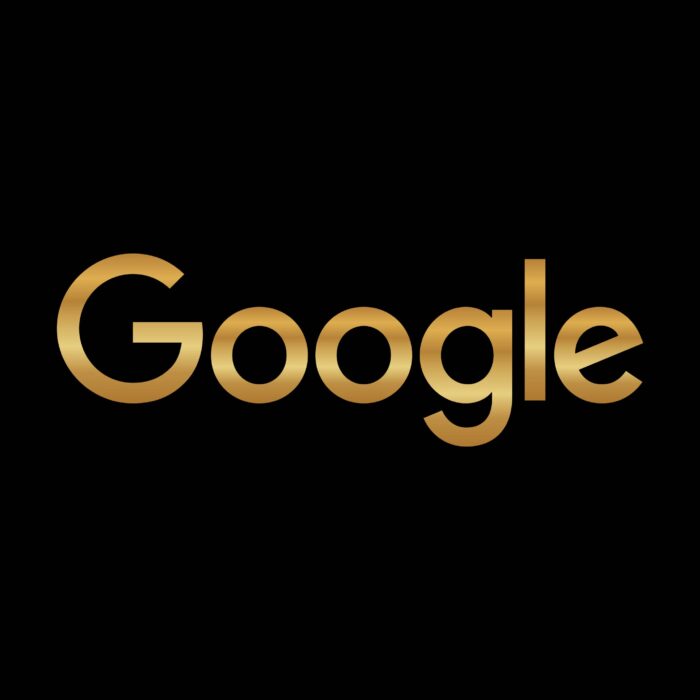 This is a premium-quality "Google" logo design featuring a stunning gold gradient effect for a luxurious and modern look. The design is crafted with attention to detail, making it suitable for high-end branding, presentations, merchandise, or creative projects.